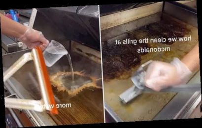 McDonald&apos;s employee reveals how the grills are cleaned