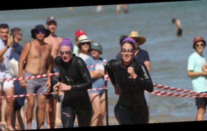 Swimmers take the plunge at Portsea as major swim events return