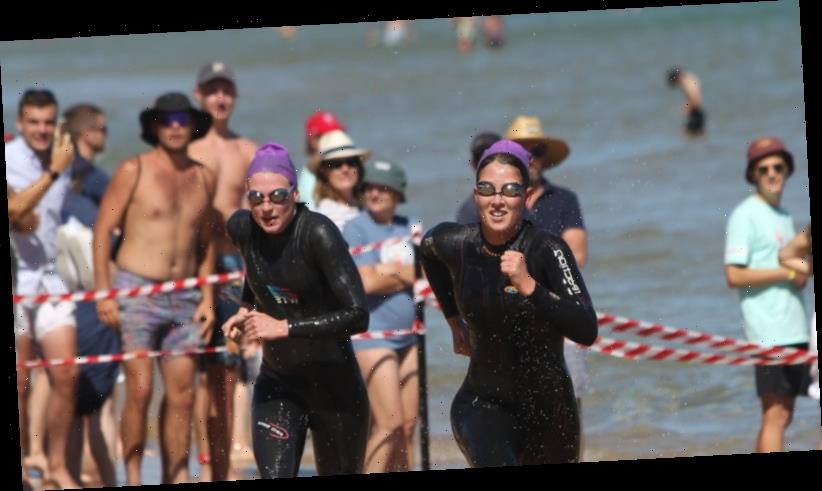 Swimmers take the plunge at Portsea as major swim events return