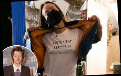 Olivia Wilde wears VERY rude t-shirt ‘hinting at sex life with Harry Styles’