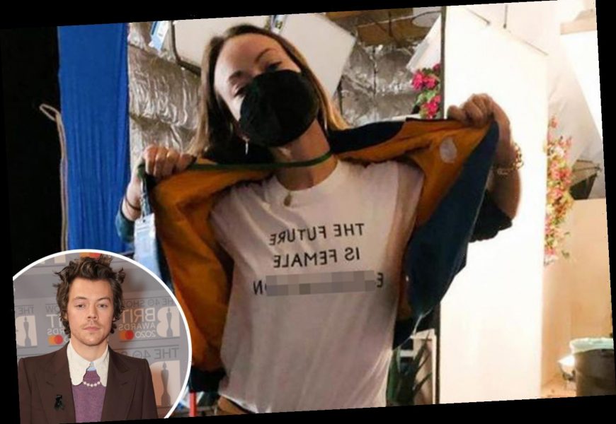 Olivia Wilde wears VERY rude t-shirt ‘hinting at sex life with Harry Styles’