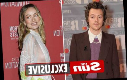 Harry Styles, 26, is dating his movie co-star Olivia Wilde, 36, as pair attend pal's wedding hand-in-hand
