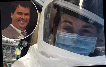 Daughter tells of devastating goodbye to Covid-stricken dad and how she couldn't wipe her tears because of her PPE