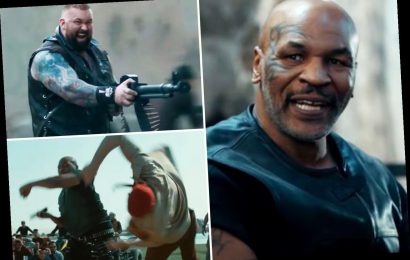 Watch Mike Tyson fight Game of Thrones star The Mountain in epic new trailer for movie 'Desert Strike'