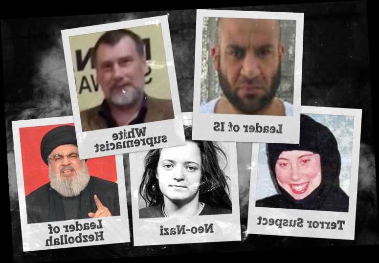 World's most dangerous men and women revealed – from neo-Nazis to Islamic terrorists