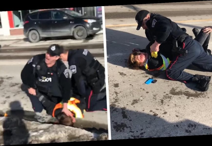 Cops Smash Skateboarder's Head Into the Ground After He Allegedly Runs Light