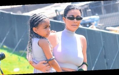Kim Kardashian Reveals North West’s Gorgeous Painting Of Mountains & Fans Are Impressed