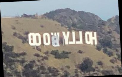 Hollywood sign – Six arrested for changing iconic landmark to read ‘HOLLYBOOB’