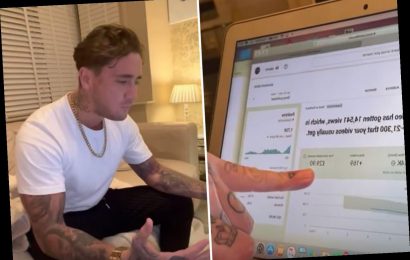 Stephen Bear admits he's only made £29.90 since attempting to become a YouTube star after revenge porn arrest