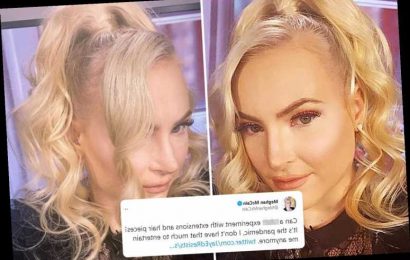 The View's Meghan McCain fires back at troll who slams her new hair extensions and says 'let a b***h experiment!'