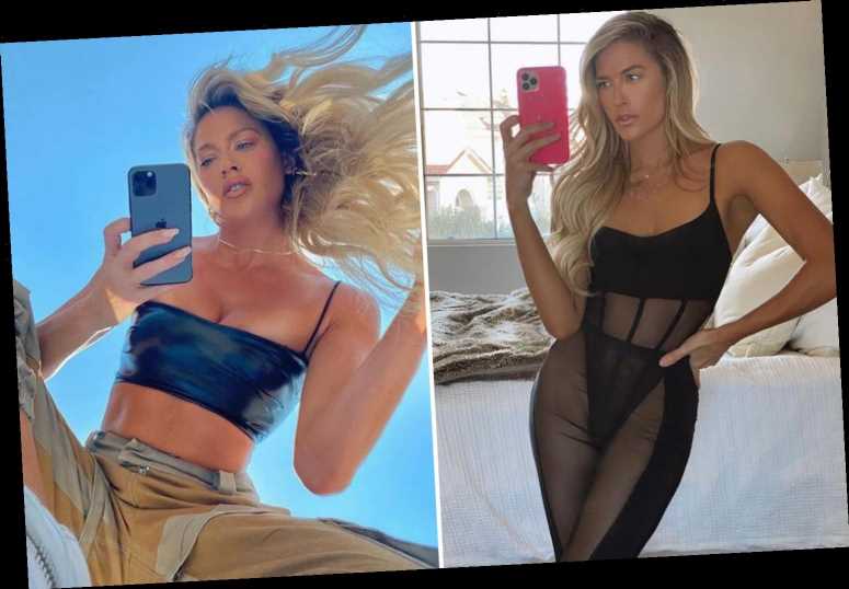 WWE legend Kelly Kelly – real name Barbie Blank – looks incredible in stockings and sexy lingerie sending Instagram wild