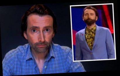 David Tennant chokes back tears on Comic Relief over moving Sunshine On Leith performance