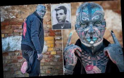 German pensioner, 72, is country&apos;s most tattooed man with 98% covered