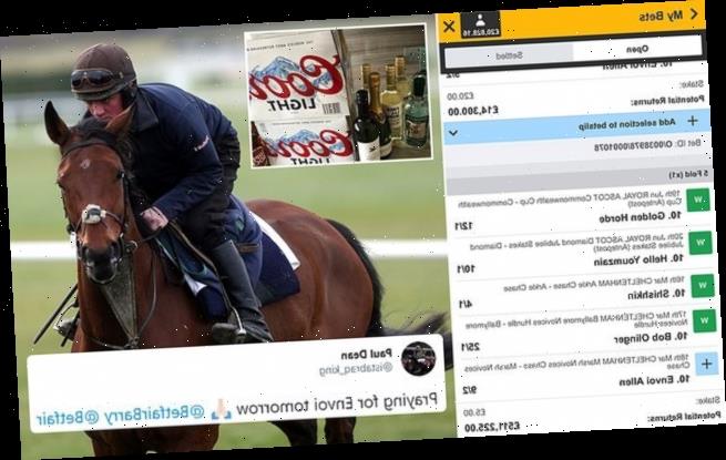 Would YOU cash out? Racing punter stands to win more than £500,000