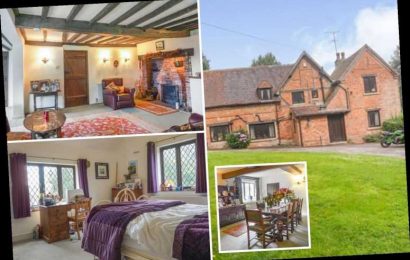 Stunning country manor that once belonged to Henry VIII goes on sale for £995,000 – with six acres of grounds