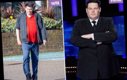 The Chase's Mark Labbett is barely recognisable as he's spotted picking up shopping after five stone weight loss