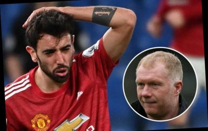 Man Utd legend Paul Scholes claims Bruno Fernandes should NOT win Player of Year award with a 'few' Man City stars ahead