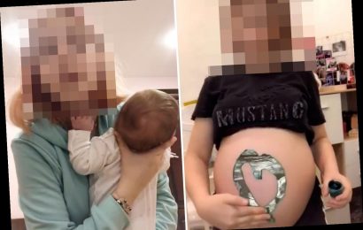 Russian teen pregnant at 13, who claimed boy, 10, was dad says baby 'ruined her life' after being banned from school