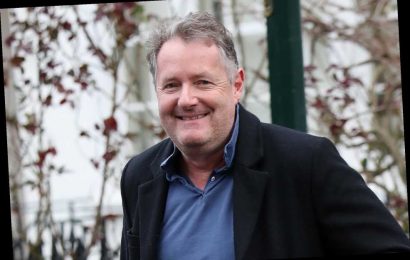 Piers Morgan is all smiles after quitting Good Morning Britain and celebrating with champagne at home