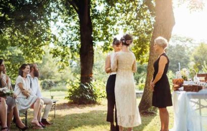 10 tips from real brides on planning an intimate garden wedding