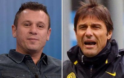 Inter Milan players should demand board SACK ‘boring’ Antonio Conte despite club storming to Serie A title, says Cassano
