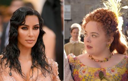 Kim Kardashian Bonded With Bridgerton's Nicola Coughlan Over — What Else? — Corsets