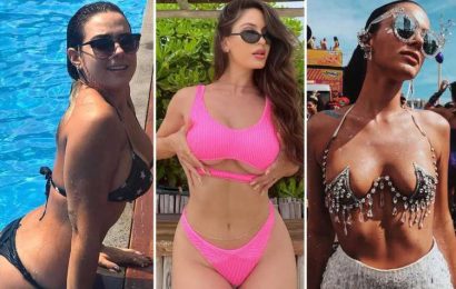 PSG star Neymar's amazing string of ex-girlfriends, from the mother of his son Davi to stunning model Natalia Barulich