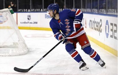 Zac Jones showed poise in Rangers debut: ‘Not an easy situation’