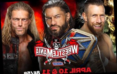 WWE WrestleMania 37: Date, UK start time, live stream, TV channel, match card for Night 1 & Night 2