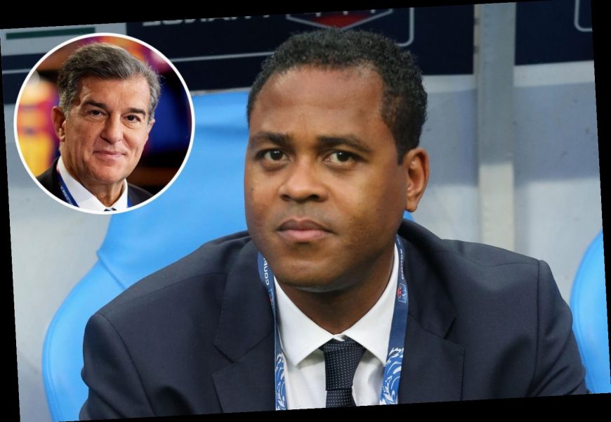 Barcelona 'axe Patrick Kluivert as director of iconic La Masia academy' as new president Joan Laporta overhauls club