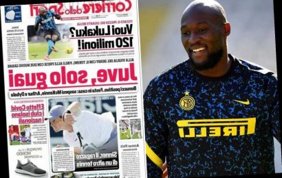 Romelu Lukaku 'available for £102m' as Chelsea, Man City and Barcelona eye transfer for Inter Milan star