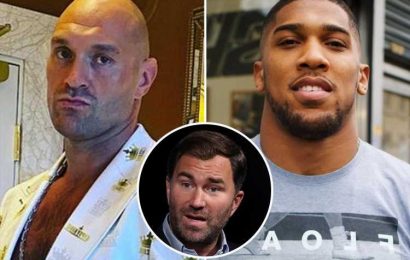 Anthony Joshua vs Tyson Fury fight is 'DONE' confirms Eddie Hearn with announcement coming 'very soon'