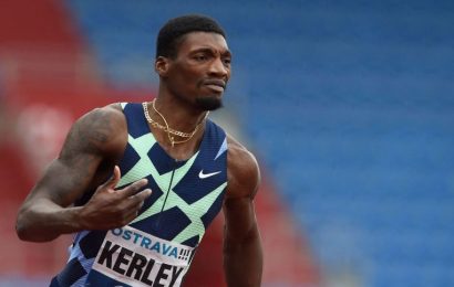 Athletics: Kerley sees off Gatlin to win 100m at Ostrava
