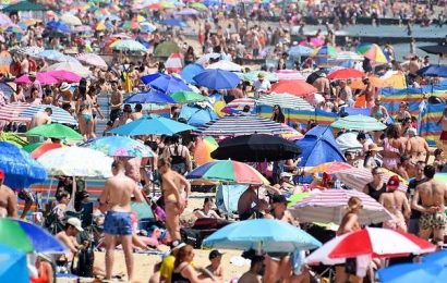 Bank Holiday heatwave! &apos;Monsoon May&apos; is set to be replaced by 73F heat