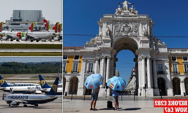 Cost of flying to &apos;green list&apos; Portugal plummets by 76%