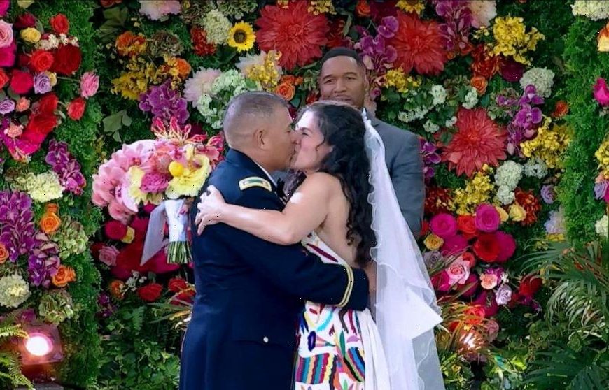 Couple who postponed wedding twice due to COVID get dream wedding on 'GMA'