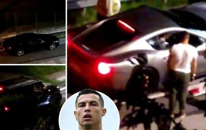 Cristiano Ronaldo fuels Juventus transfer exit speculation after having £17m fleet of supercars loaded onto lorry