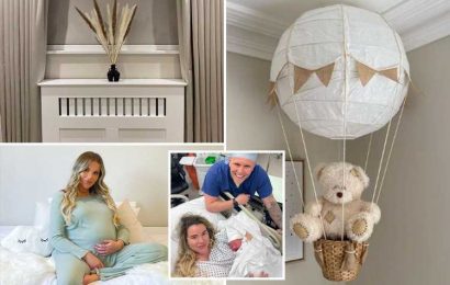 Inside Towie star Georgia Kousoulou's nursery as she welcomes her first child with boyfriend Tommy Mallet