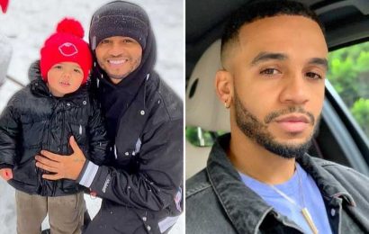 JLS's Aston Merrygold heartbroken after cruel trolls racially abuse his three year old son on social media