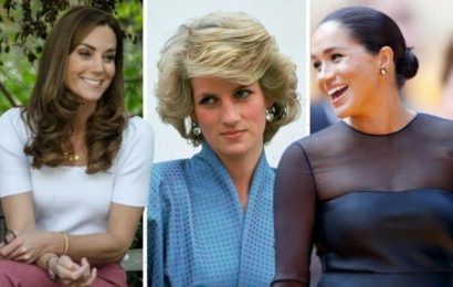 Kate Middleton’s ‘flawless’ hairstyle envied more than Meghan’s – but Diana comes first