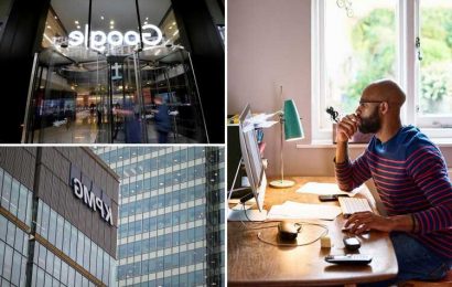 Nearly ALL of Britain's biggest 50 firms plan flexible work-from-home model after Covid