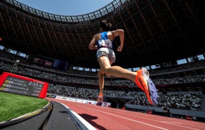 Olympics: Tokyo's Olympic Stadium holds track and field test event, minus fans