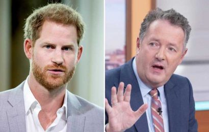 Piers Morgan hits out at Prince Harry AGAIN and says he’s got a ‘chip on his shoulder’ after Meghan Markle row