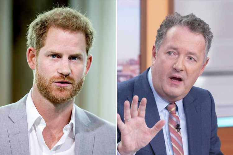 Piers Morgan hits out at Prince Harry AGAIN and says he’s got a ‘chip on his shoulder’ after Meghan Markle row