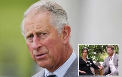 Prince Charles is 'still fuming' over Oprah interview as Harry 'did not leave on good terms' after Philip's funeral