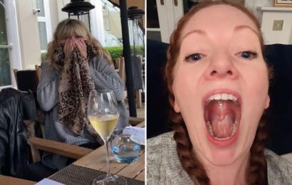 Woman shows off bizarre tongue trick and completely grosses people out