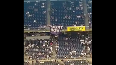 Yankee Stadium Drama: ‘Trump Won’ Sign Unfurled, Booed, Confiscated