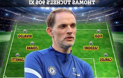 Chelsea boss Thomas Tuchel picks ultimate 90s XI with Schmeichel, Zidane and Rivaldo – but no English or German players