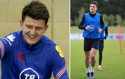 Harry Maguire back running in training in major Euro 2020 boost for England but Man Utd defender in race to face Croatia