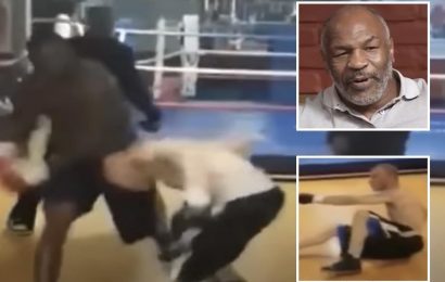 Mike Tyson stunned by video of Deontay Wilder beating up man in gym and says 'I'd be in prison for this s***'